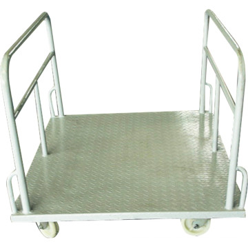 Easy-moving material handling trolley cart for garment factory